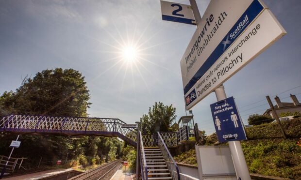 The Invergowrie footbridge, built in 1847, will be demolished and rebuilt under east coast electrification plans