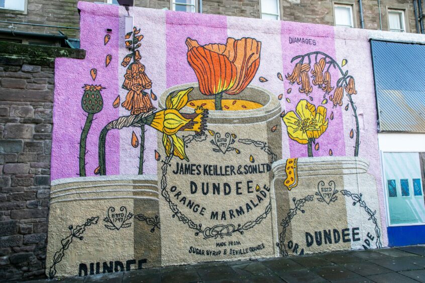 Dundee marmalade mural