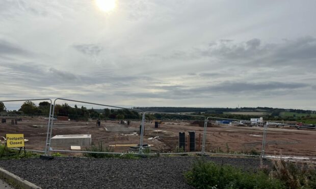 Scotia Homes' Dubton farm site at Brechin is already under development. Image: Graham Brown/DCThomson