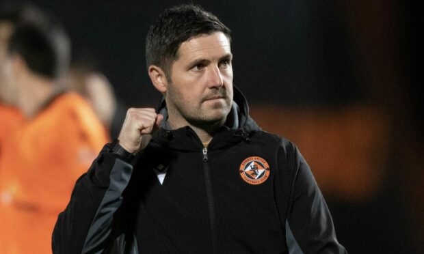 Dundee United manager Liam Fox