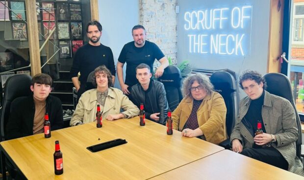 Shambolics have signed a two-album deal with Manchester indie label Scruff of the Neck records. Image: Shambolics