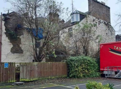 The back of the former Clachan Bar and Quality Cafe on Methven Street, Perth. Image: Urban Plan Consultants.