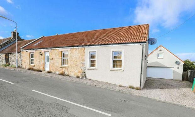 This pretty cottage is in the beautiful little Fife village of Star. Image: Zoopla.