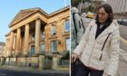 Montrose woman Suzanne Neave leaves Dundee Sheriff Court.