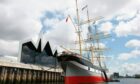Image of the ship the Apprentice's Tale at harbour