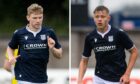 Dundee youngsters Tom Findlay and Luke Graham are out on loan (Images: SNS).