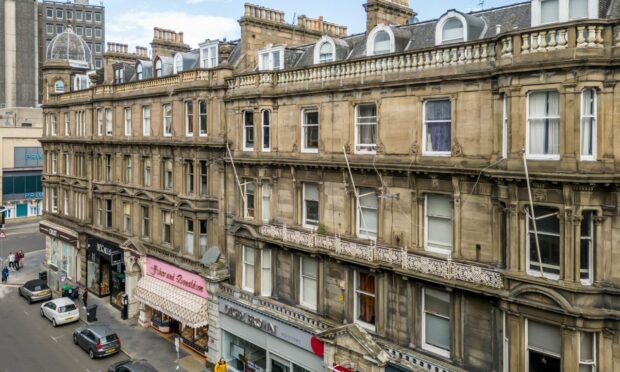 Our pick of the best town and city centre properties includes this flat on Dundee's Whitehall Street. Image: TSPC.