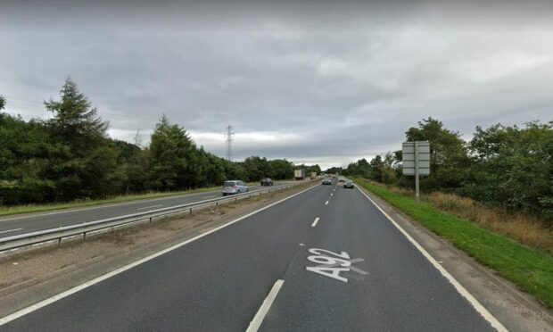 The A92 between Crossgates and Cowdenbeath. Image: Google Maps