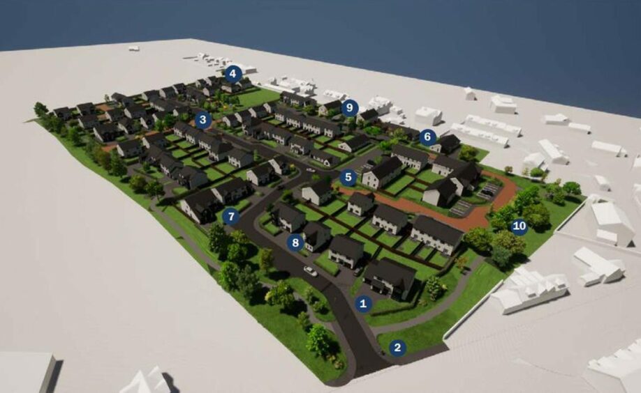 Meigle housing development proposed layout
