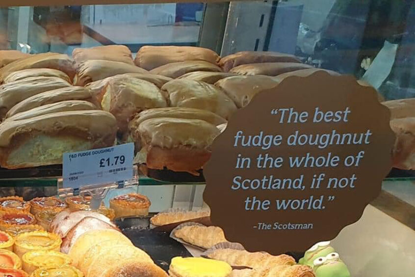 A photo of fudge doughnuts - The 'world's best' fudge doughnuts arrive at Greens of Dundee