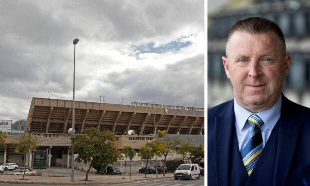 Ian Flaherty has negotiated a partnership between St Johnstone and Hercules CF. Images: Shutterstock and St Johnstone FC.