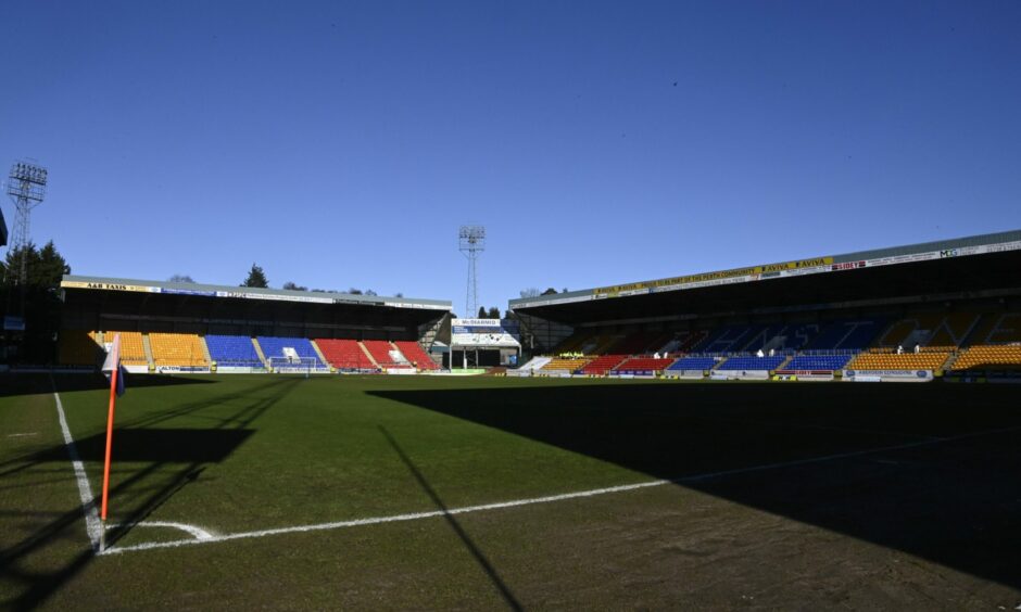 St Johnstone's home ground of McDiarmid Park. 