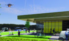An image of how the new Angus Rural Mobility Hub will look. Image: Angus Council.