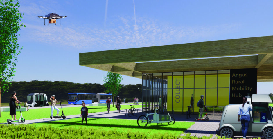 Angus rural mobility hub design