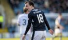 Paul McGowan in action for Dundee against Inverness. Image: SNS.