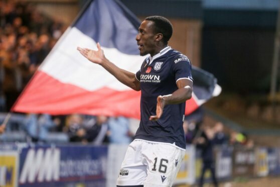 Zach Robinson became a fans' favourite during initial loan spell at Dundee.  Image: David Young/Shutterstock