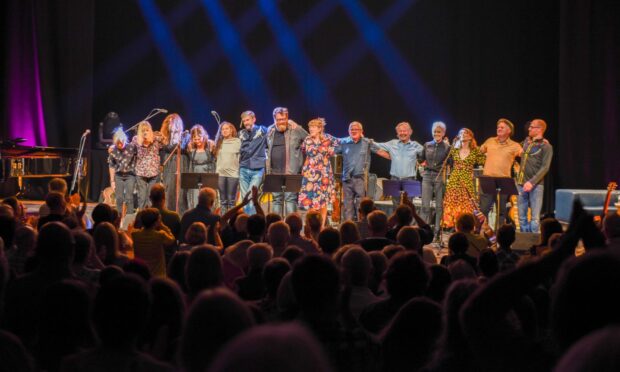 Scotland Sings Nanci Griffith performing at the Perth Concert Hall. Image: Marc Marnie