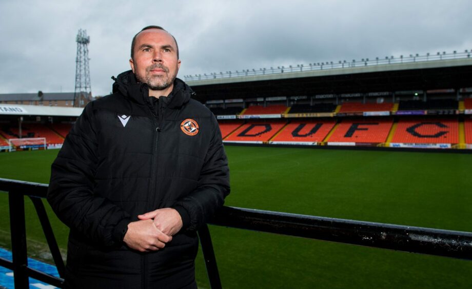 Cowie pictured at Tannadice