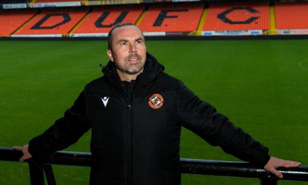 Dundee United academy director Paul Cowie pictured at Tannadice