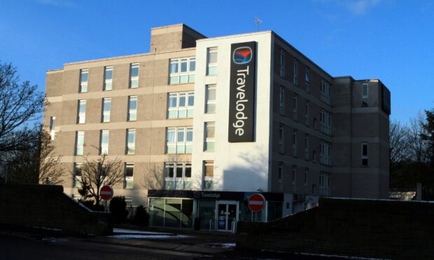 The Travelodge on Strathmore Avenue Dundee