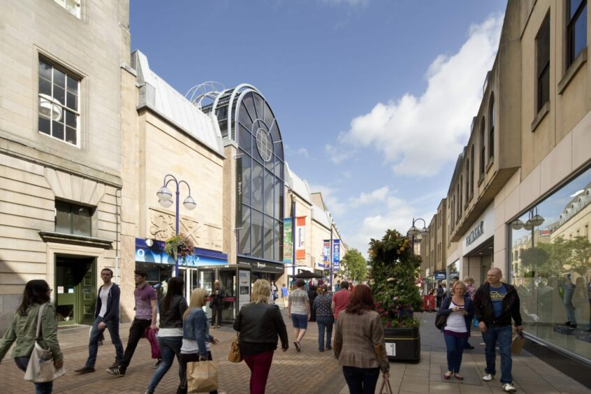 Street view of Kingsgate Shopping Centre