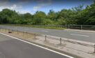 A9 close to Shinafoot, near Auchterarder. Image: Google.