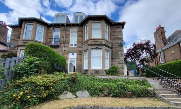 This semi-detached house is in Dundee's West End. Image: TSPC