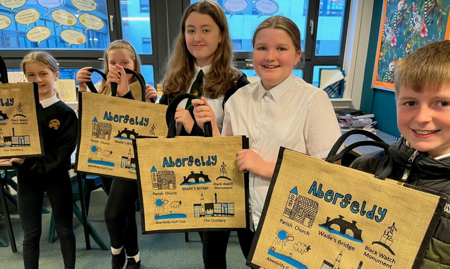 Breadalbane Academy children's booming bag business