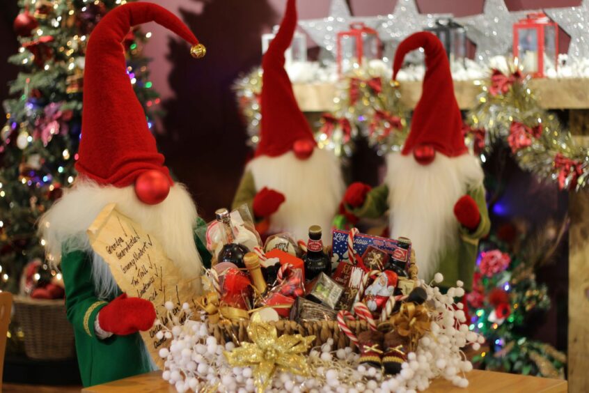 Elves prepare special hampers for you to gift to someone special this holiday season