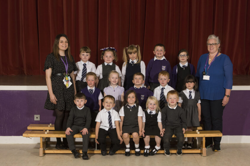 Downfield Primary School, P1/2W with Miss Watson and Mrs Brough.