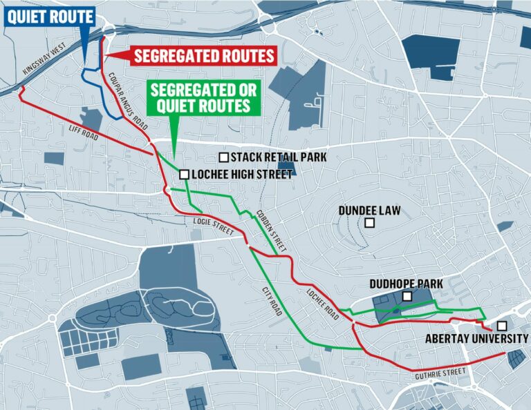 Dundee cycle routes Our maps show what's planned