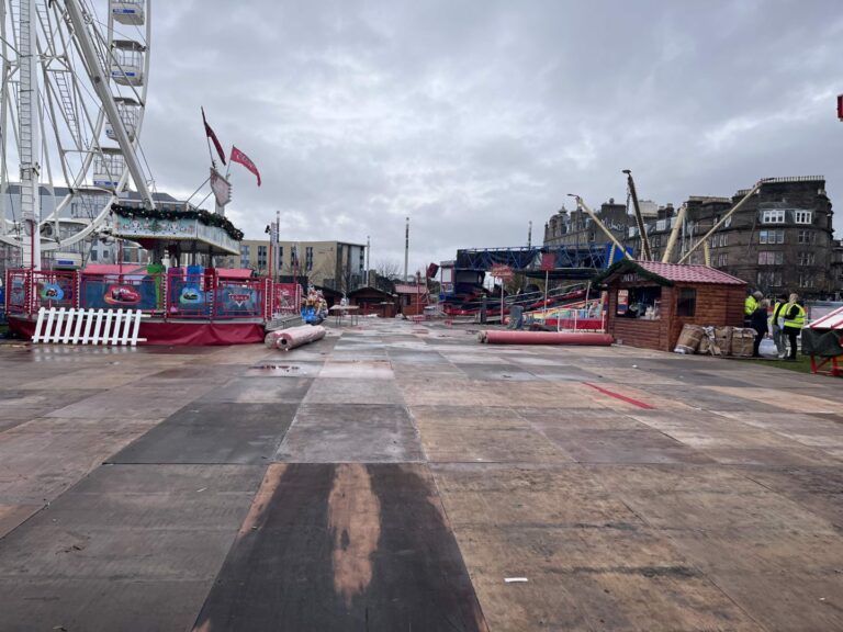 Dundee Winterfest delayed as ice rink gear 'held up at customs'