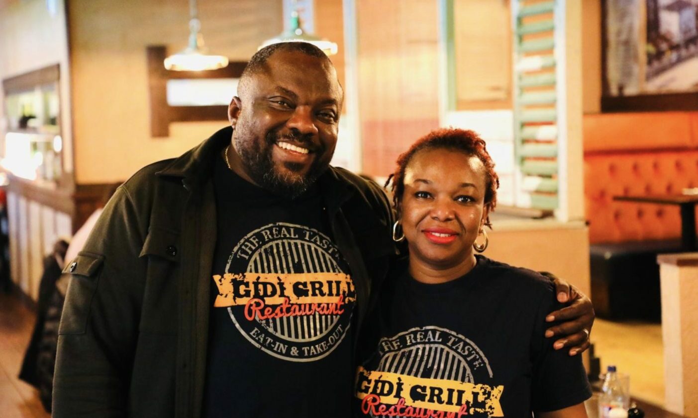 Gidi Grill owners, Mo and Eniola Adeniyi. 