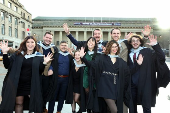 Abertay Graduations at the Caird Hall. Image: Gareth Jennings/DC Thomson