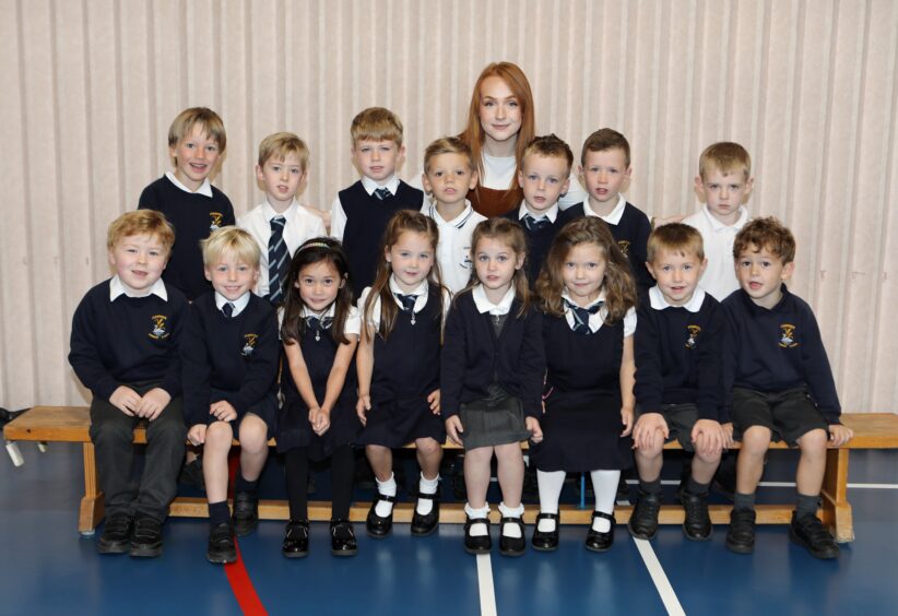 Ferryden Primary, with Miss Doig.