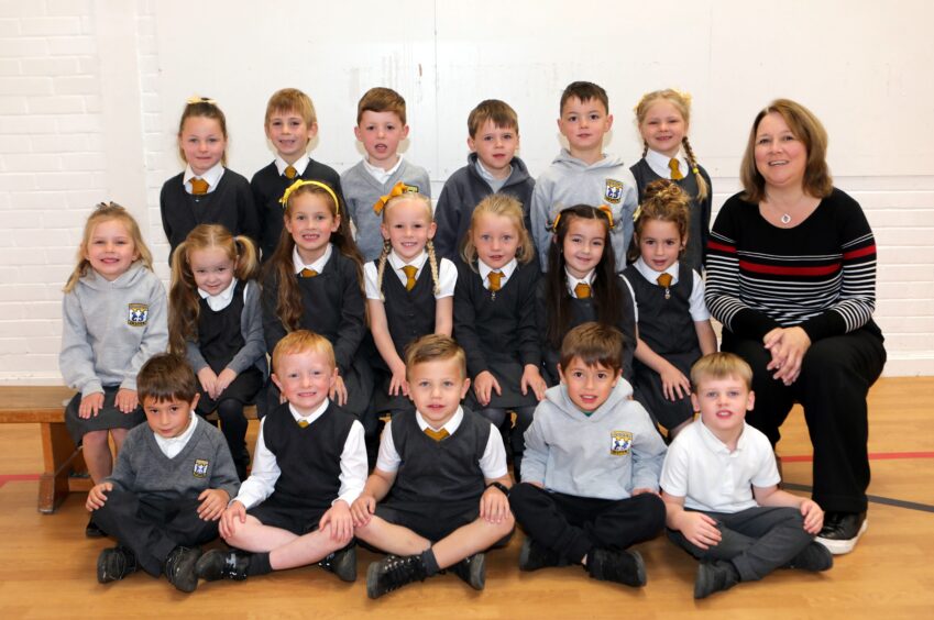 Grange Primary, P1A class with Miss Kean.