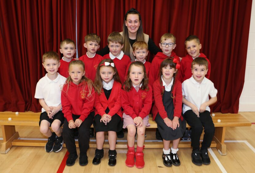 Newtyle Primary, with Miss Cattanach.