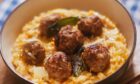 Specially selected pork meatball and pumpkin spice ricotta risotto. Image credit: QMS.