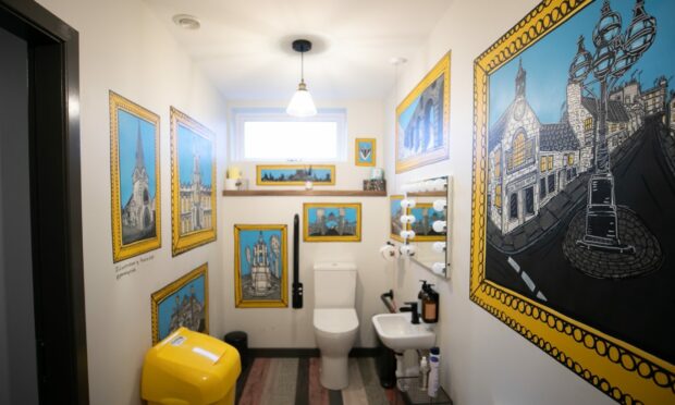 One of the toilets at Angus Grill + Larder. Image: Kim Cessford / DC Thomson