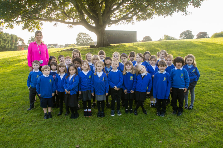 Canongate Primary School with Miss Hayley MacLaren.