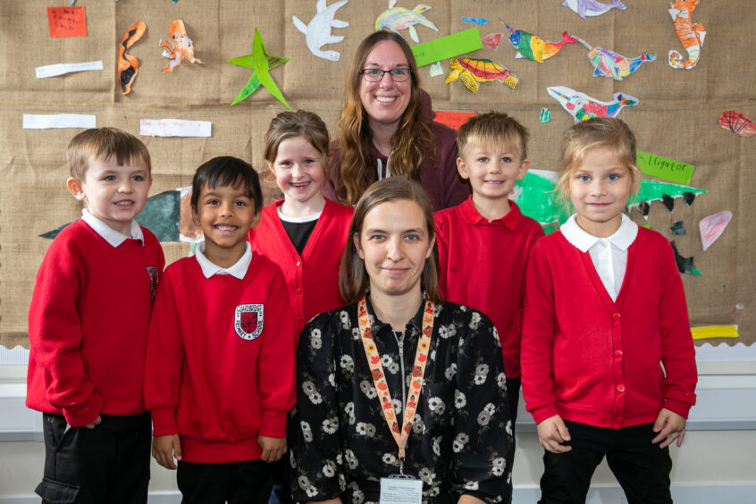 Guardbridge Primary School with Katie McCann and Kimberley Fyfe,