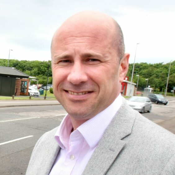 Arbroath councillor Derek Wann 
