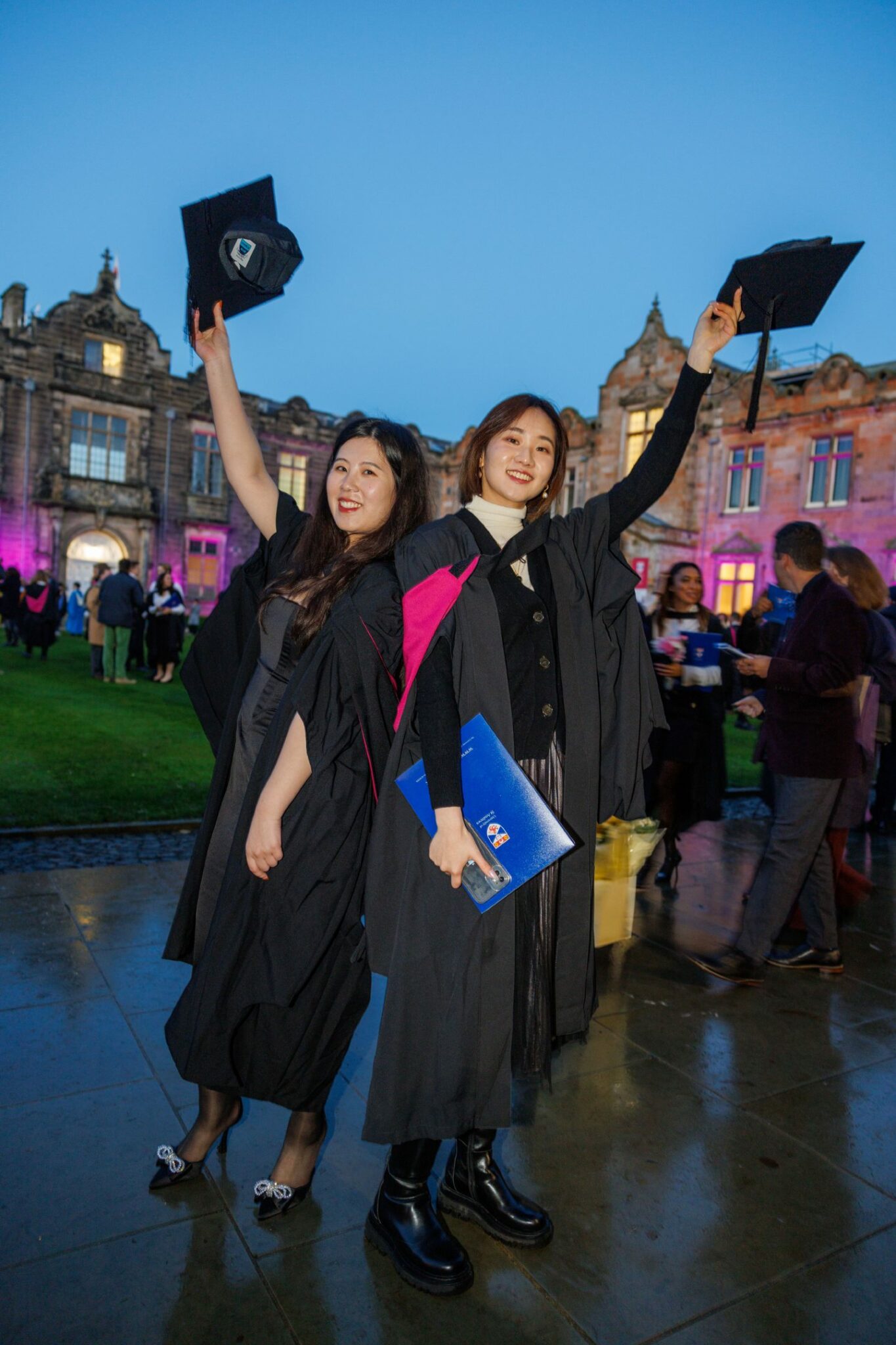 First day of St Andrews winter graduation ceremonies