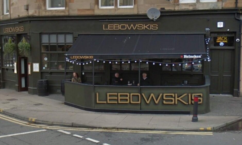 The money was stolen from Lebowski's in Glasgow. Image: Google Streetview