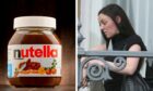 Louise Dixon threatened the Lidl staff with a jar of Nutella.