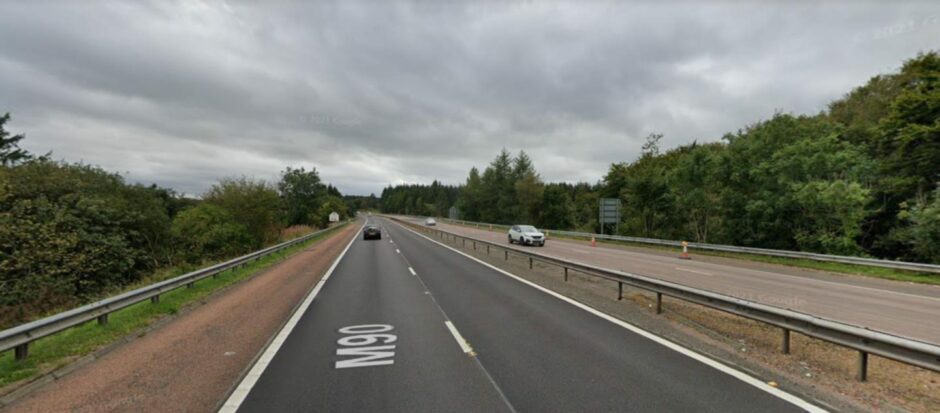 The McDonald's drive-thru in Kelty would have been next to the M90, pictured.