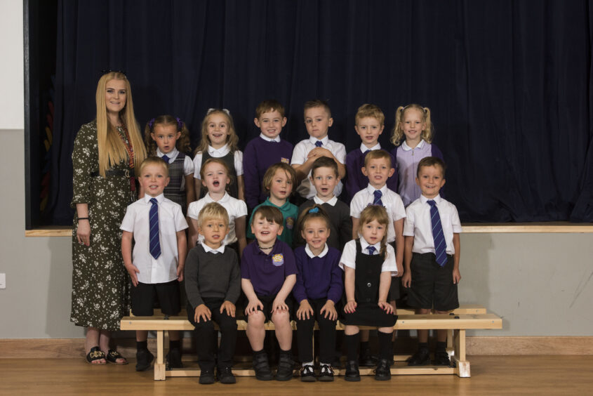 Mill of Mains Primary School, P1D with Miss Dunbar.