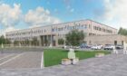How the new secondary school for Monifieth pupils could look. Image: NORR.