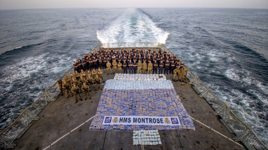 HMS Montrose drugs seizure 2021