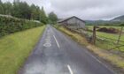 The A822 Old Military Road by Inver, Dunkeld. Image: Google Street View.